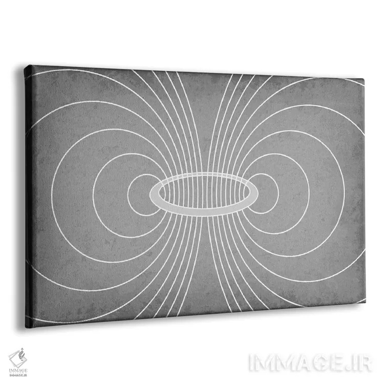 تابلو انتزاعی الکترومغناطیس اثر گت یور نرد آن - نمای پرسپکتیو محصول