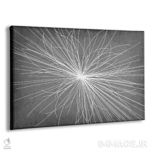 تابلو انتزاعی برخورد ذرات اثر گت یور نرد آن - نمای پرسپکتیو محصول