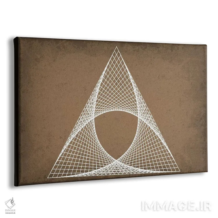 تابلو انتزاعی منحنی سهموی اثر گت یور نرد آن - نمای پرسپکتیو محصول