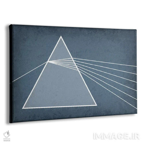 تابلو انتزاعی شکست نور از طریق منشور اثر گت یور نرد آن - نمای پرسپکتیو محصول