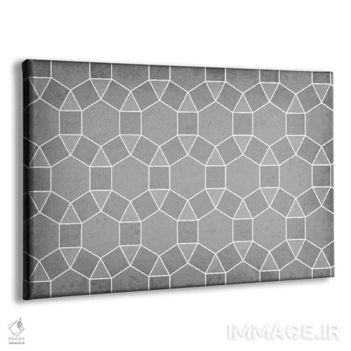 تابلو انتزاعی کاشی کاری نیمه منظم اثر گت یور نرد آن - نمای پرسپکتیو محصول