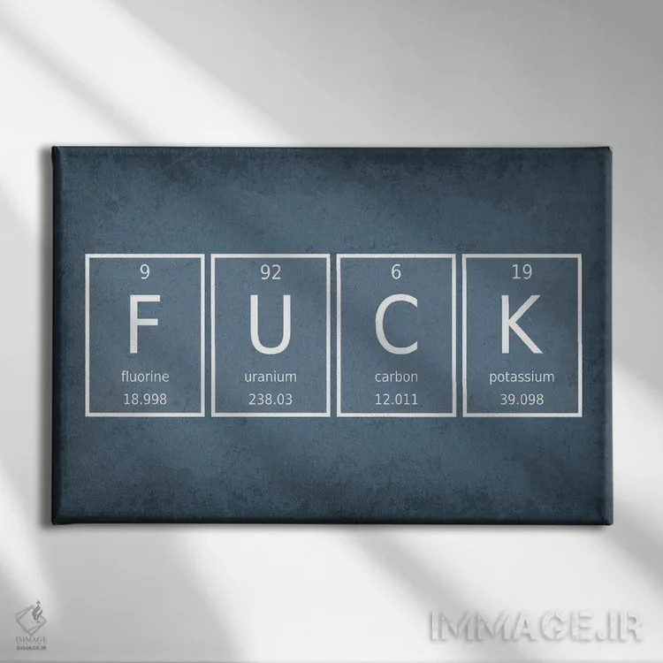 تابلو دکوراتیو فاک ۲ اثر گت یور نرد آن - نمای روبهرو روی دیوار