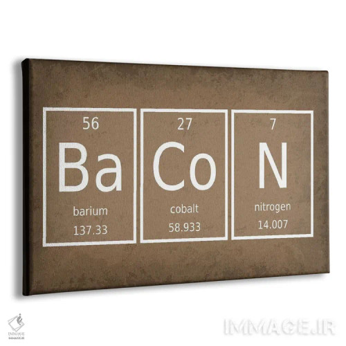 تابلو مینیمال بیکن اثر گت یور نرد آن - نمای پرسپکتیو محصول