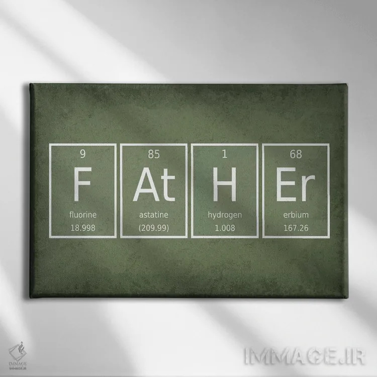 تابلو دکوراتیو پدر اثر گت یور نرد آن - نمای روبهرو روی دیوار