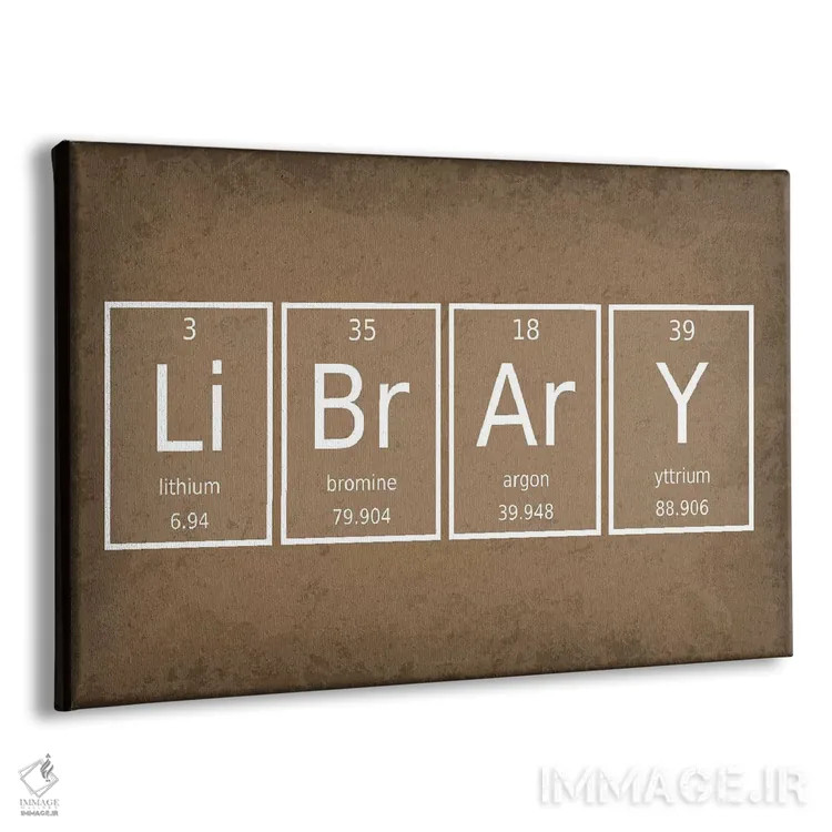 تابلو دکوراتیو کتابخانه اثر گت یور نرد آن - نمای پرسپکتیو محصول