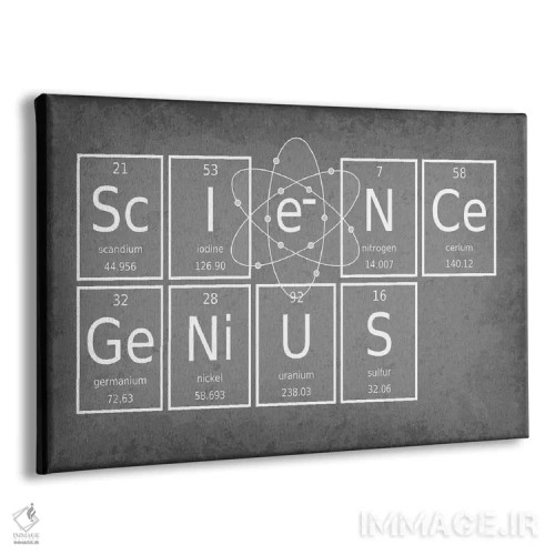 تابلو دکوراتیو نابغه علمی اثر گت یور نرد آن - نمای پرسپکتیو محصول