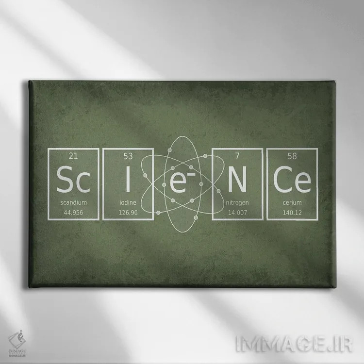 تابلو دکوراتیو علم اثر گت یور نرد آن - نمای روبهرو روی دیوار