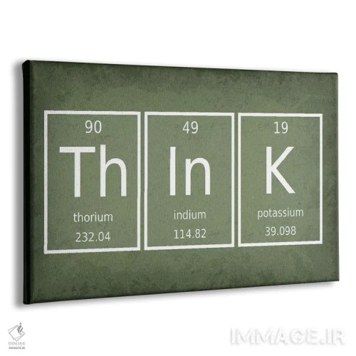 تابلو دکوراتیو فکر کن اثر گت یور نرد آن - نمای پرسپکتیو محصول