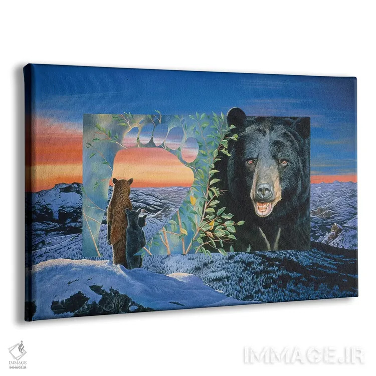 تابلو دکوراتیو تماشای غروب اثر گرائیم استیونسون - نمای پرسپکتیو محصول