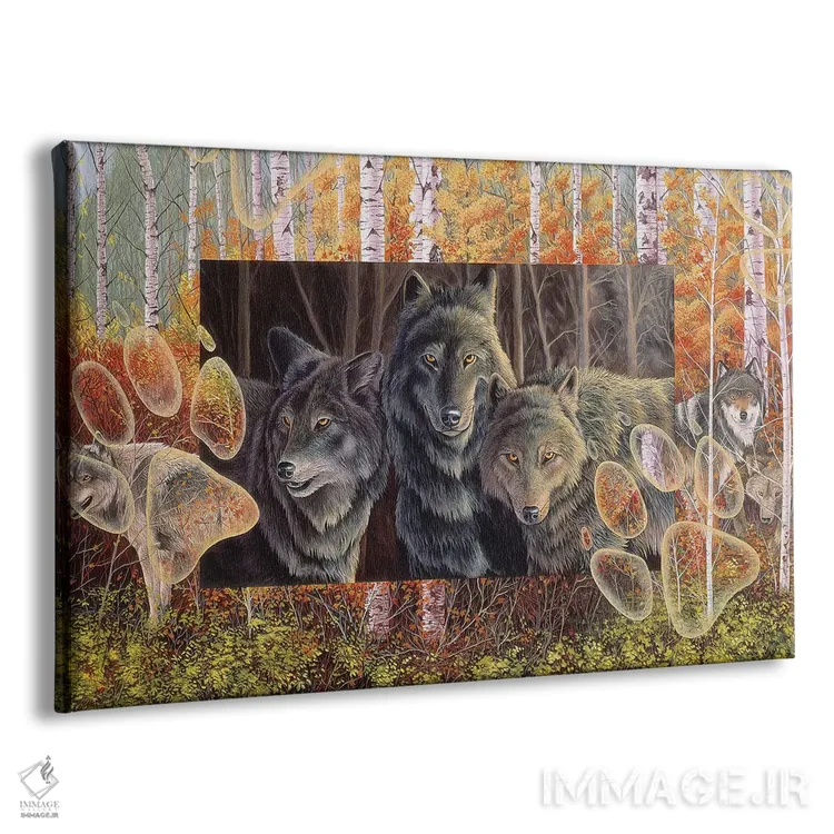 تابلو دکوراتیو آهسته قدم بردار اثر گرائیم استیونسون - نمای پرسپکتیو محصول