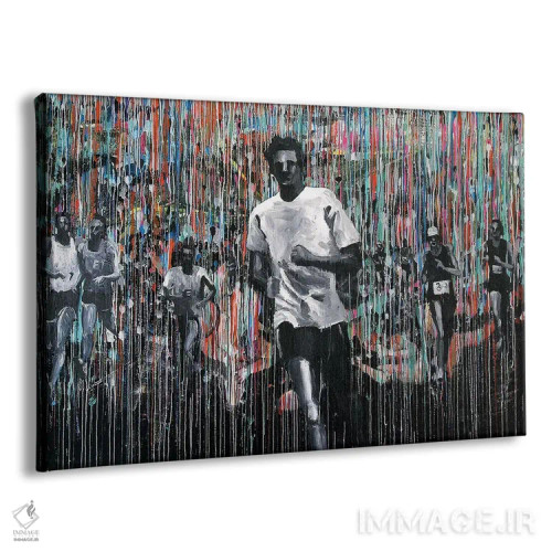 تابلو دکوراتیو مرد ماراتن اثر دیوید گیستا - نمای پرسپکتیو محصول