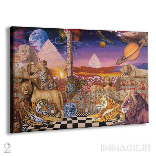 تابلو دکوراتیو غرور فرعونی اثر گرائیم استیونسون - نمای پرسپکتیو محصول