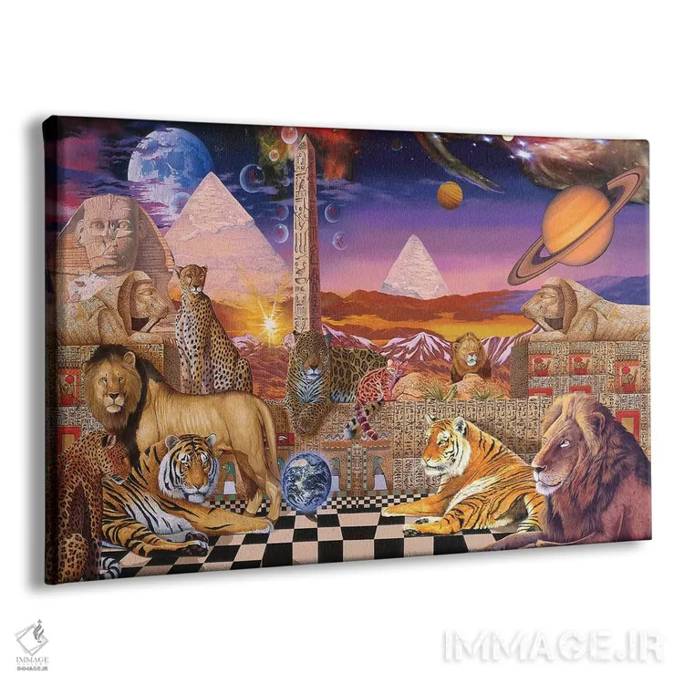 تابلو دکوراتیو غرور فرعونی اثر گرائیم استیونسون - نمای پرسپکتیو محصول