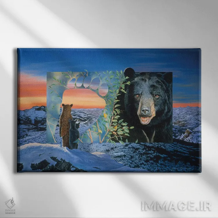 تابلو دکوراتیو تماشای غروب اثر گرائیم استیونسون - نمای روبهرو روی دیوار