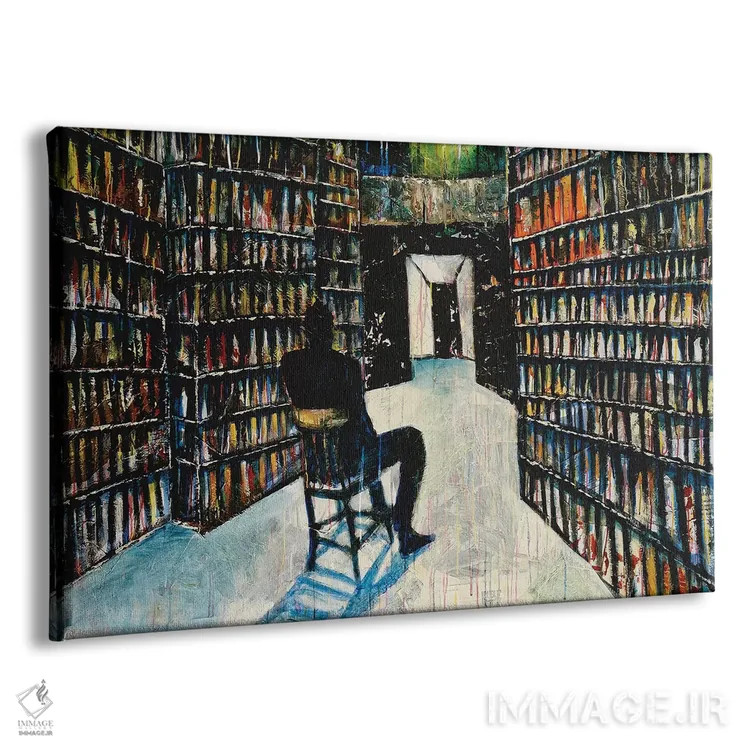 تابلو دکوراتیو در انتظار جی اثر دیوید گیستا - نمای پرسپکتیو محصول