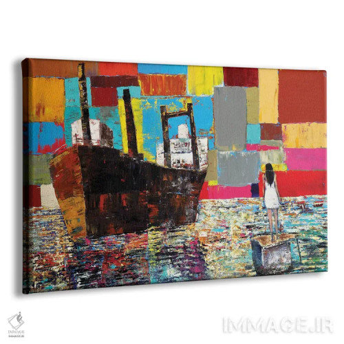 تابلو دکوراتیو جهانی اثر دیوید گیستا - نمای پرسپکتیو محصول