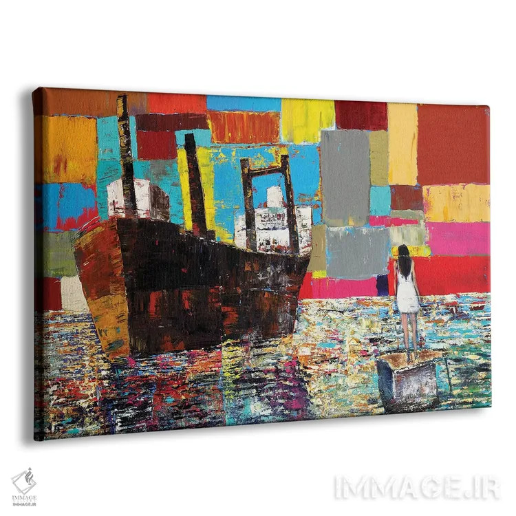 تابلو دکوراتیو جهانی اثر دیوید گیستا - نمای پرسپکتیو محصول