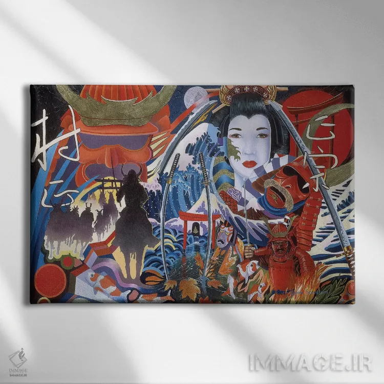 تابلو دکوراتیو افسانه اثر گرائیم استیونسون - نمای روبهرو روی دیوار