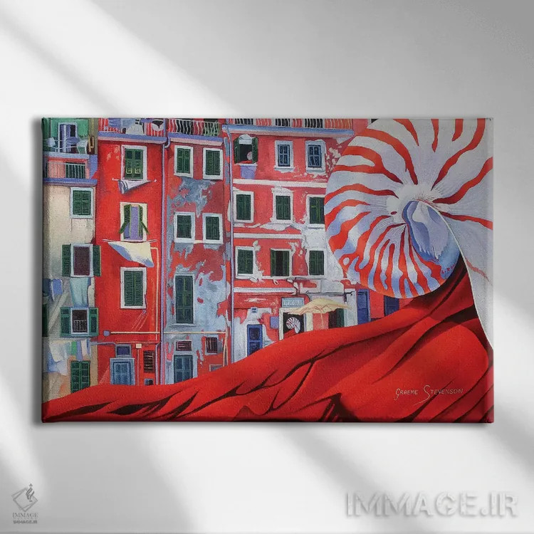 تابلو دکوراتیو با من قدم بزن اثر گرائیم استیونسون - نمای روبهرو روی دیوار