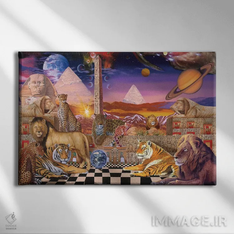 تابلو دکوراتیو غرور فرعونی اثر گرائیم استیونسون - نمای روبهرو روی دیوار