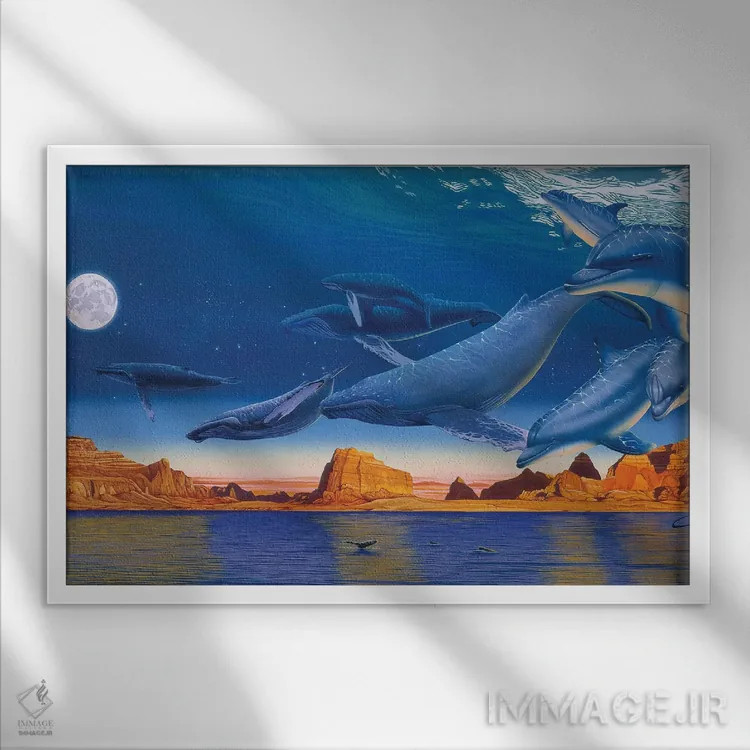 تابلو دکوراتیو بازگشت به خانه اثر گرائیم استیونسون - نمای قابدار سفید