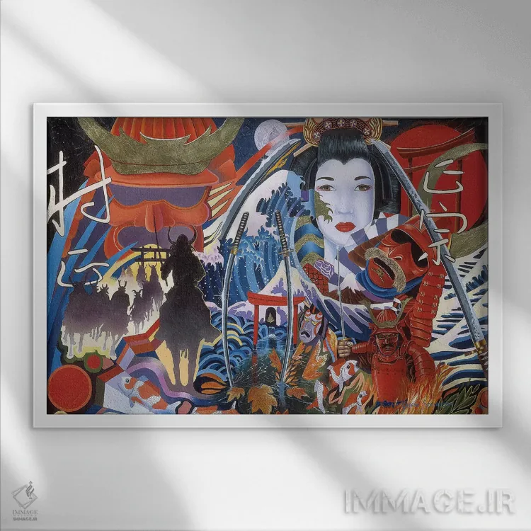 تابلو دکوراتیو افسانه اثر گرائیم استیونسون - نمای قابدار سفید