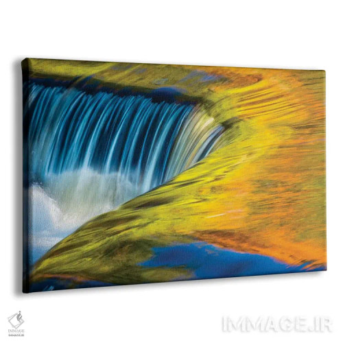 تابلو انتزاعی Michigan, waterfall, abstract,آمریکا، میشیگان، آبشار، انتزاع… اثر جورج تئودور - نمای پرسپکتیو محصول