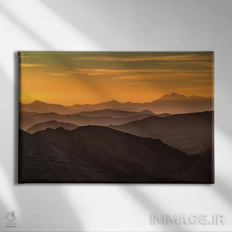 تابلو دکوراتیو California, Death Valley National Park, mountain ridges,آمر… اثر جورج تئودور - نمای روبهرو روی دیوار