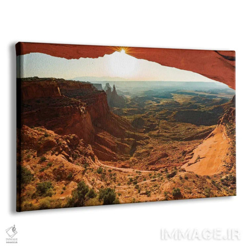 تابلو دکوراتیو Utah, Canyonlands, sunrise,آمریکا، یوتا، کنیون لندز، طلوع اثر جورج تئودور - نمای پرسپکتیو محصول