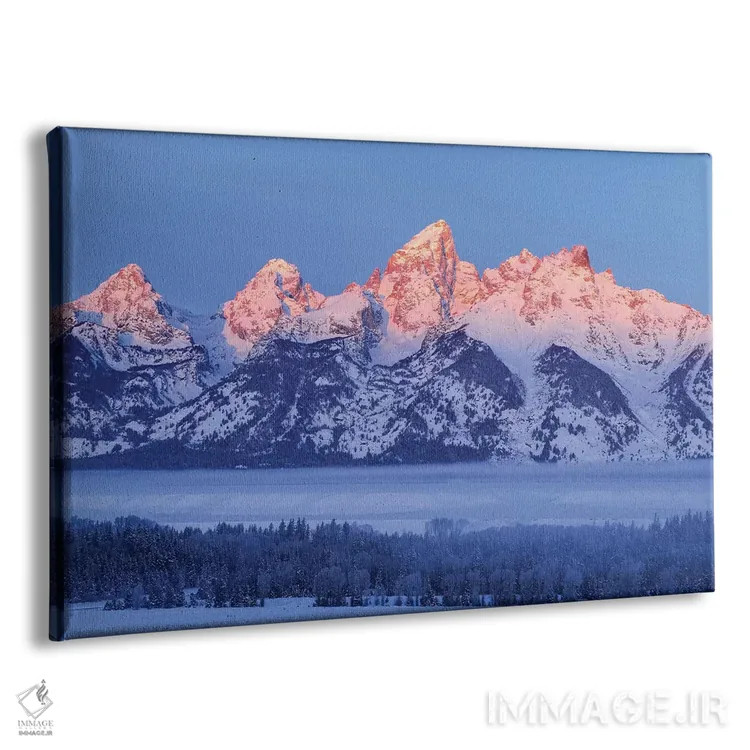 تابلو دکوراتیو Wyoming. Grand Teton National Park, winter landscape I,آمری… اثر جورج تئودور - نمای پرسپکتیو محصول