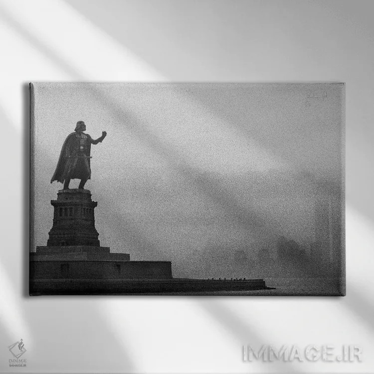 تابلو دکوراتیو مجسمه آزادی ویدر اثر آندریا گاتی - نمای روبهرو روی دیوار