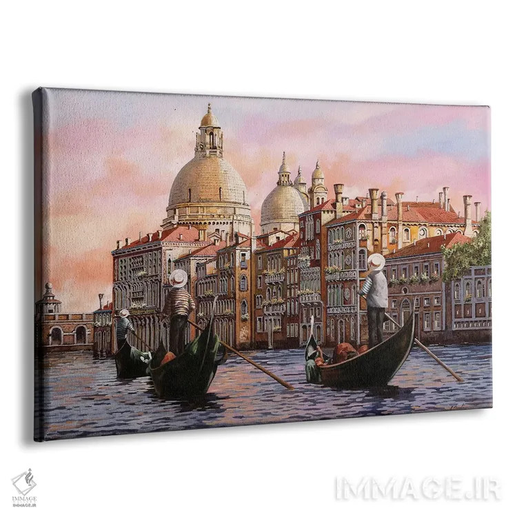 تابلو دکوراتیو دوباره با گوندولا اثر گویدو بورلی - نمای پرسپکتیو محصول