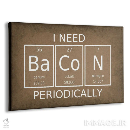 تابلو دکوراتیو من به صورت دوره ای بیکن نیاز دارم اثر گت یور نرد آن - نمای پرسپکتیو محصول
