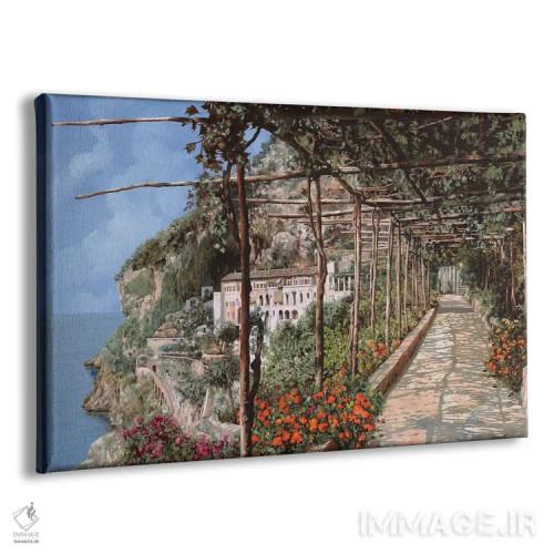 تابلو دکوراتیو هتل کاپوچینی آمالفی اثر گویدو بورلی - نمای پرسپکتیو محصول