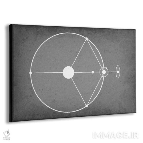 تابلو دکوراتیو نقطه لاگرانژ L2 اثر گت یور نرد آن - نمای پرسپکتیو محصول