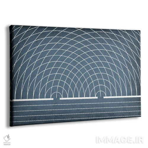 تابلو دکوراتیو آزمایش دوشکاف یانگ ۲ اثر گت یور نرد آن - نمای پرسپکتیو محصول