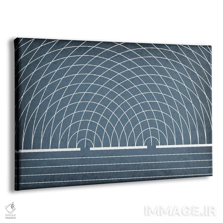 تابلو دکوراتیو آزمایش دوشکاف یانگ ۲ اثر گت یور نرد آن - نمای پرسپکتیو محصول