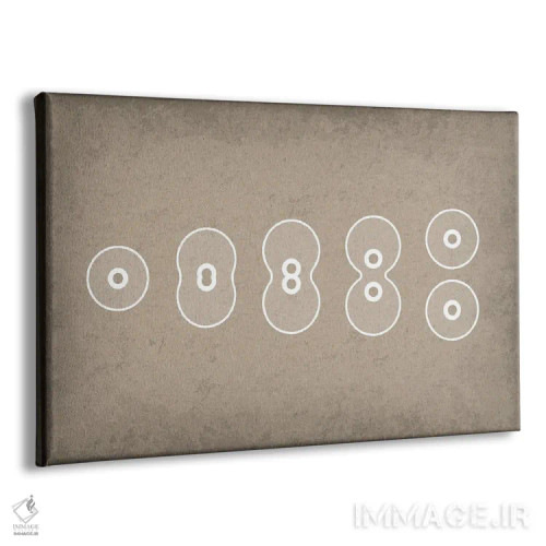 تابلو انتزاعی تقسیم سلولی اثر گت یور نرد آن - نمای پرسپکتیو محصول