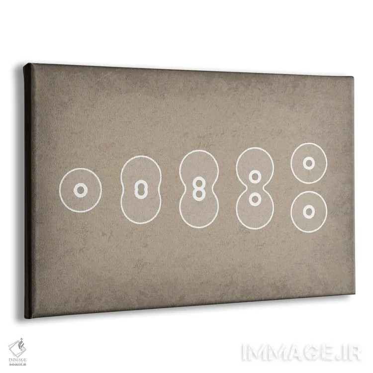 تابلو انتزاعی تقسیم سلولی اثر گت یور نرد آن - نمای پرسپکتیو محصول