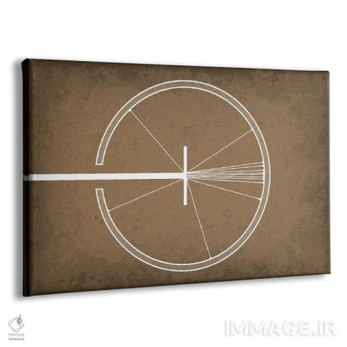 تابلو دکوراتیو آزمایش فویل طلا اثر گت یور نرد آن - نمای پرسپکتیو محصول