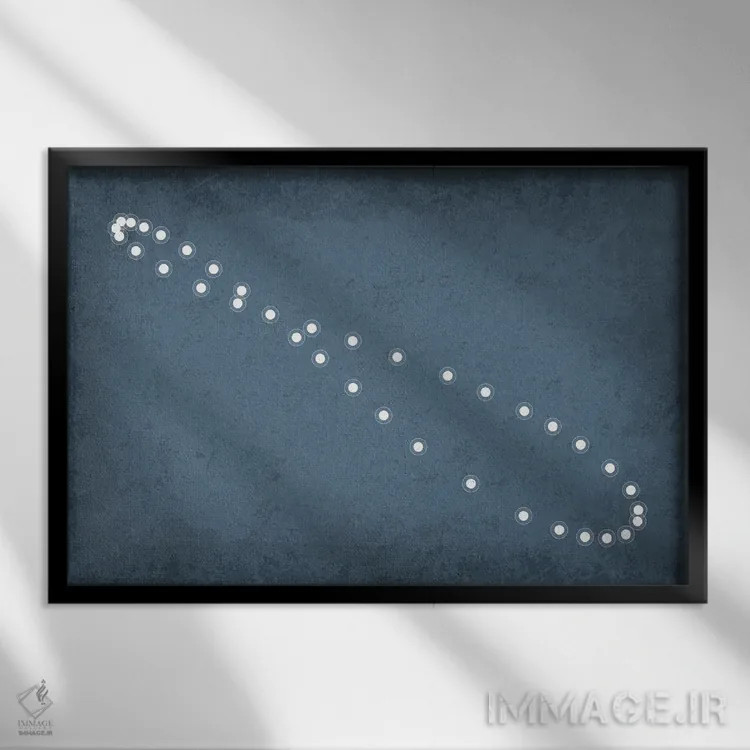 تابلو دکوراتیو آنالما اثر گت یور نرد آن - نمای قابدار مشکی