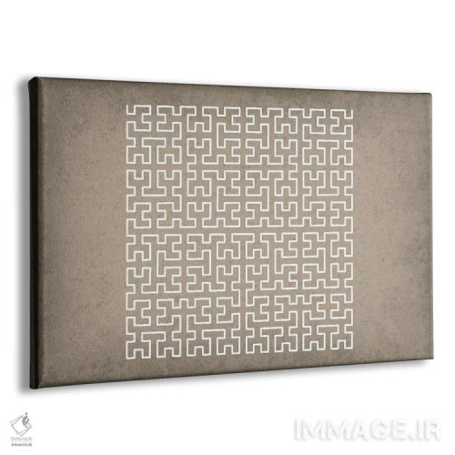 تابلو انتزاعی منحنی هیلبرت اثر گت یور نرد آن - نمای پرسپکتیو محصول