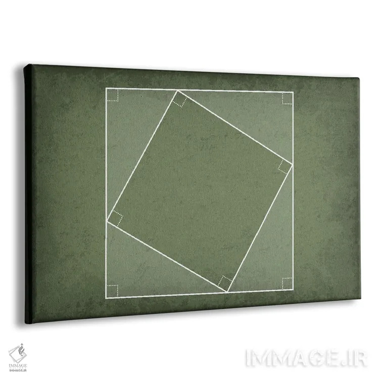 تابلو دکوراتیو اثبات قضیه فیثاغورس اثر گت یور نرد آن - نمای پرسپکتیو محصول