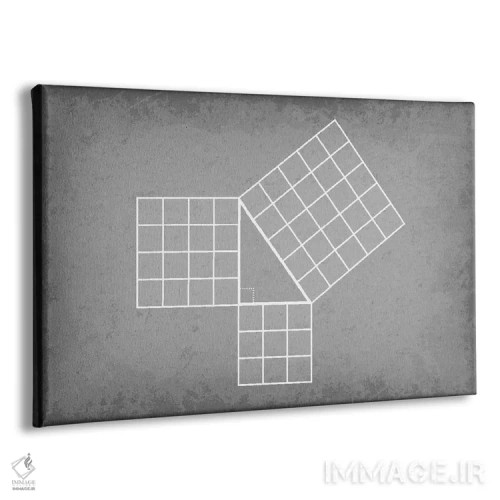 تابلو دکوراتیو قضیه فیثاغورس اثر گت یور نرد آن - نمای پرسپکتیو محصول