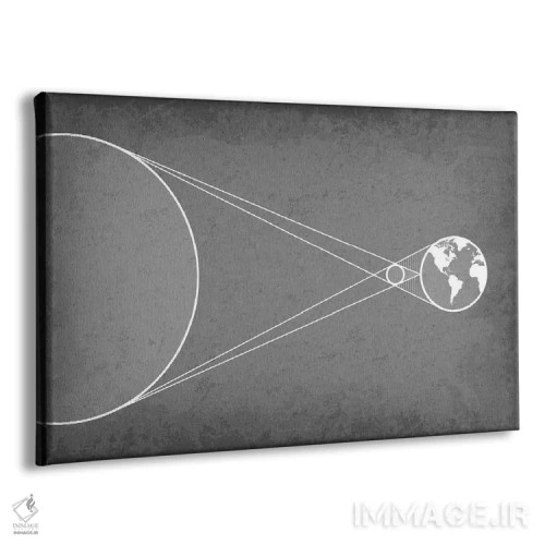تابلو دکوراتیو کسوف اثر گت یور نرد آن - نمای پرسپکتیو محصول