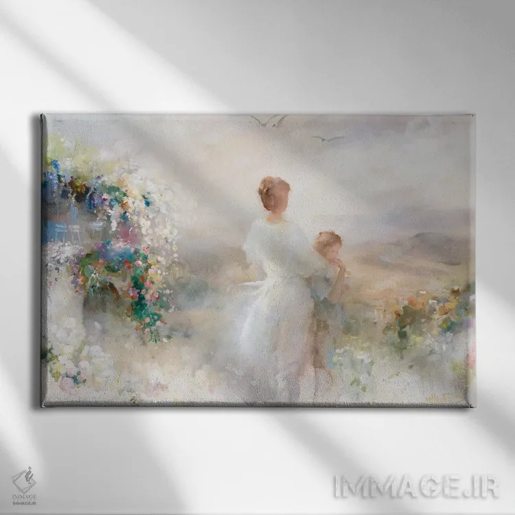 تابلو دکوراتیو نمای زیبا اثر ویلم هنراتس - نمای روبهرو روی دیوار