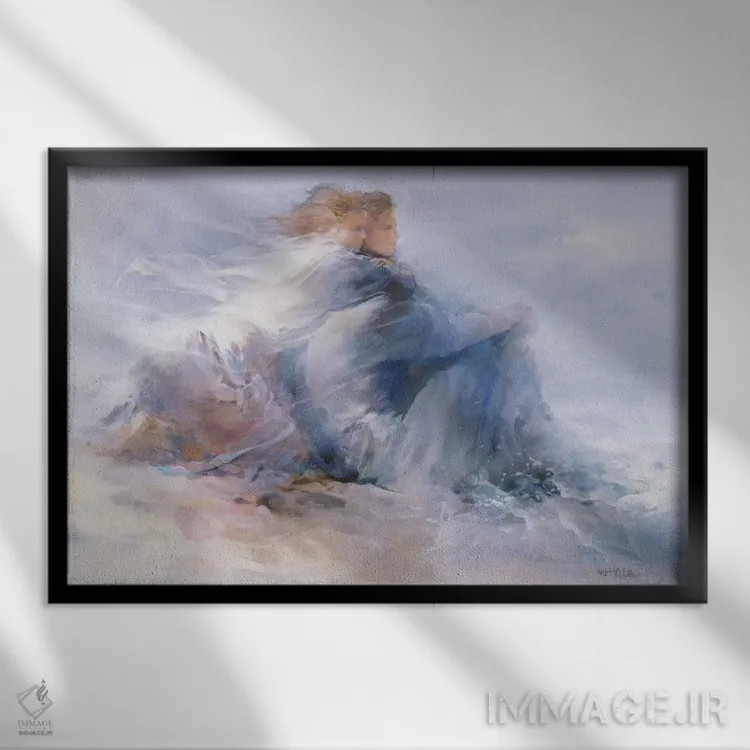 تابلو دکوراتیو آزادی بی پایان اثر ویلم هنراتس - نمای قابدار مشکی