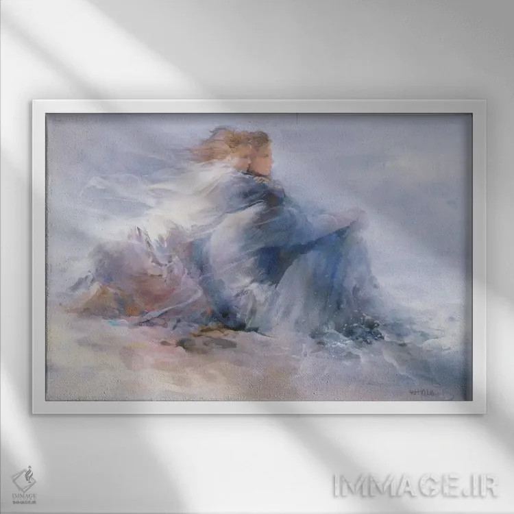 تابلو دکوراتیو آزادی بی پایان اثر ویلم هنراتس - نمای قابدار سفید