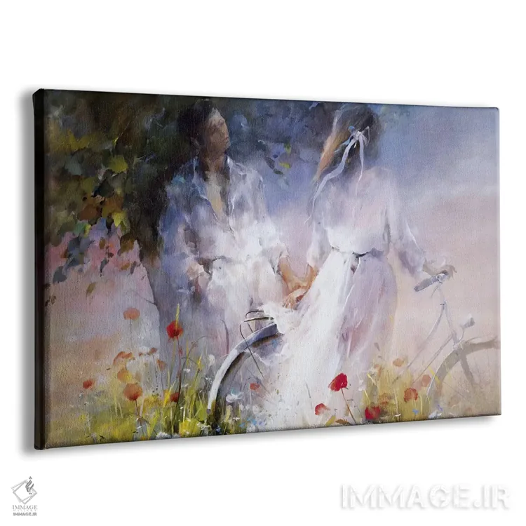 تابلو دکوراتیو فقط ما دو نفر اثر ویلم هنراتس - نمای پرسپکتیو محصول