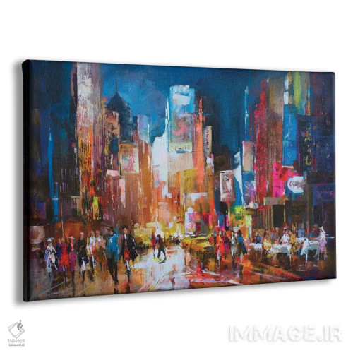 تابلو دکوراتیو نیویورک اثر ویلم هنراتس - نمای پرسپکتیو محصول